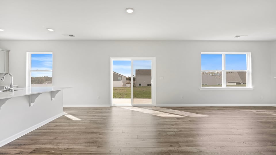 Great Room with windows.