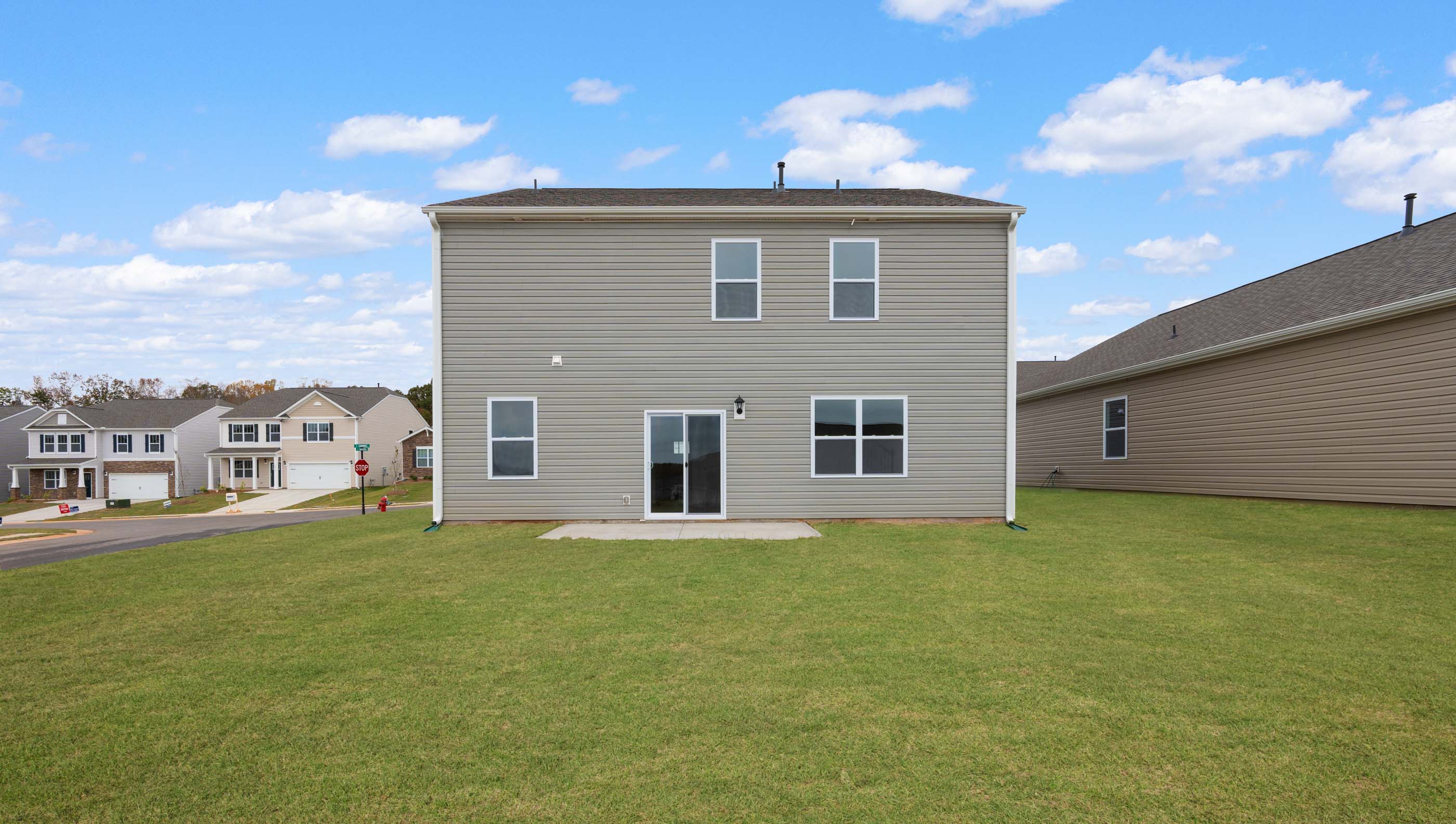 Exterior rear of home.