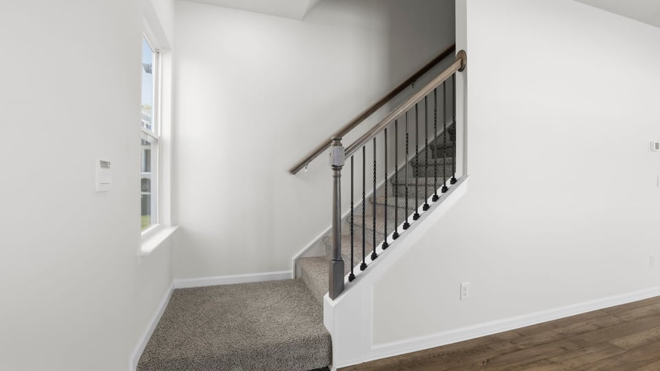 View of stairs to bedrooms.