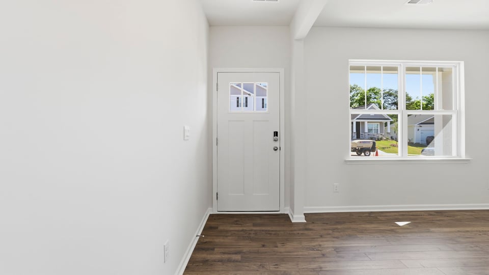 Flex room with window.