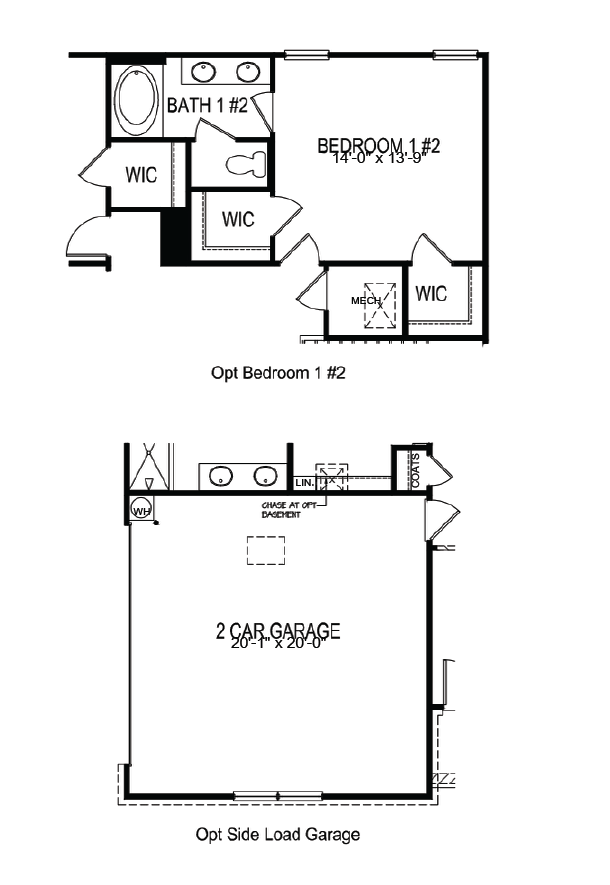 Second floor floorplan.