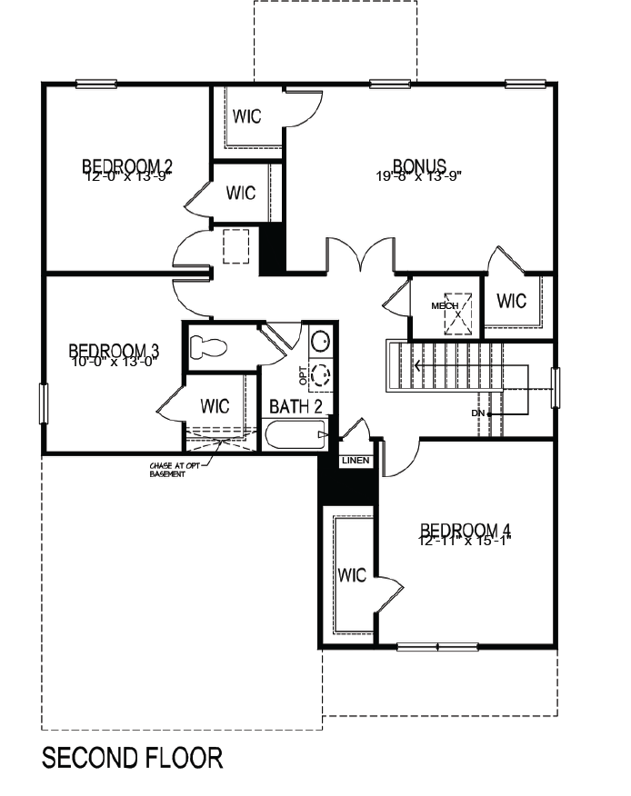 First floor floorplan.