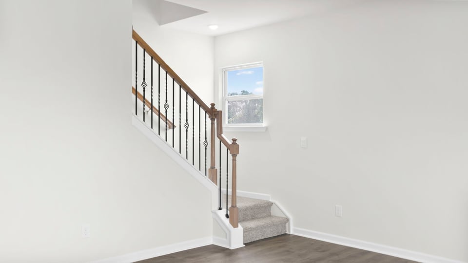 Bottom of staircase