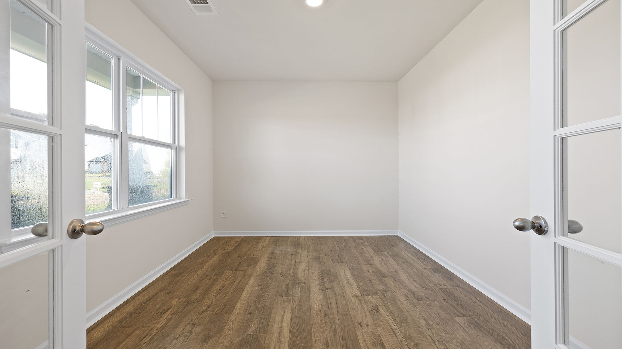 Office with windows.