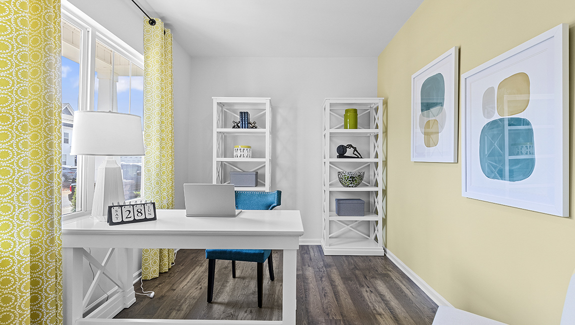 Office area of home.