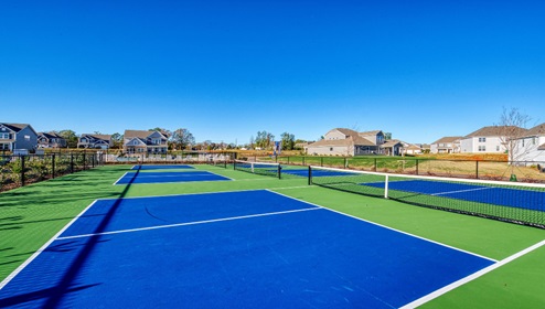 Pickelball courts at the villas.