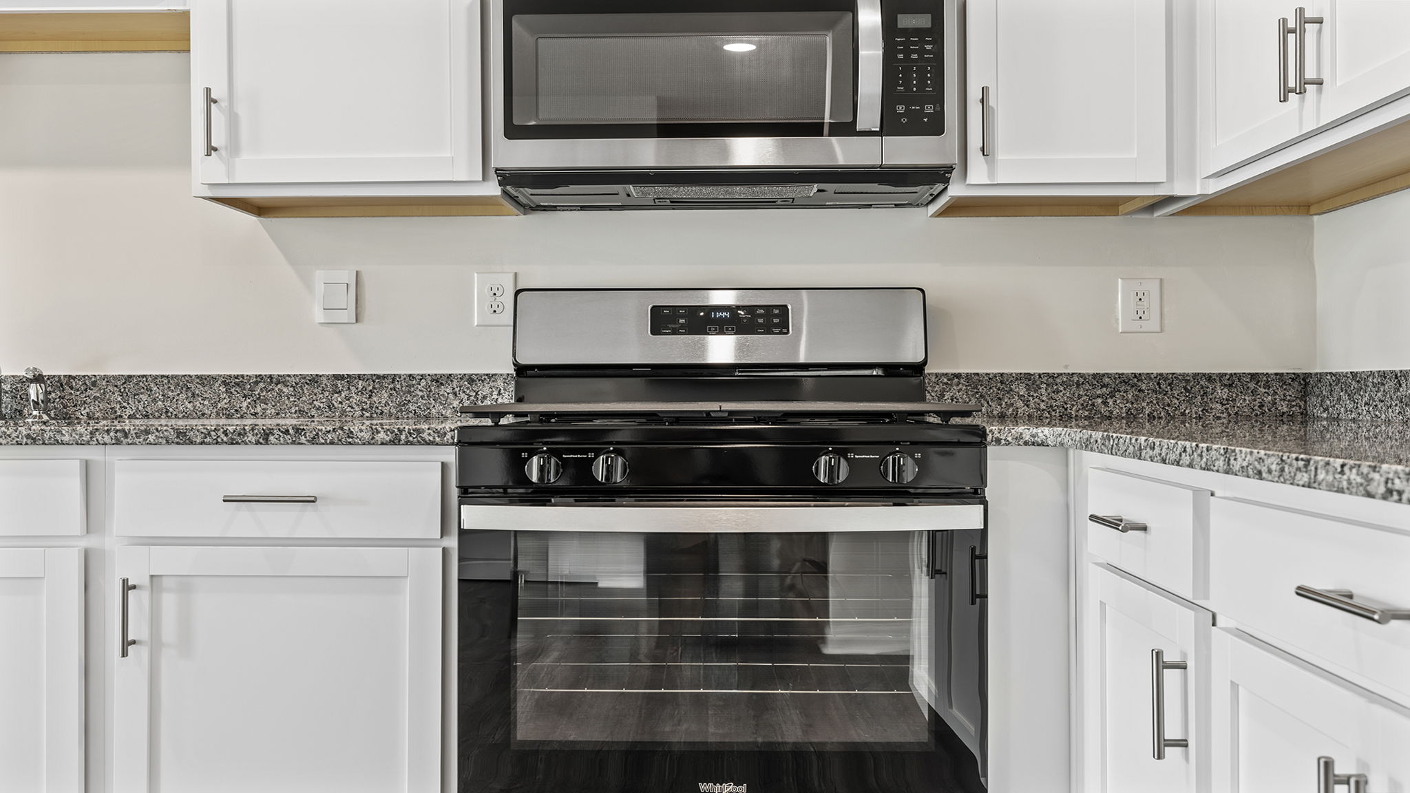 Stainless steel appliances.