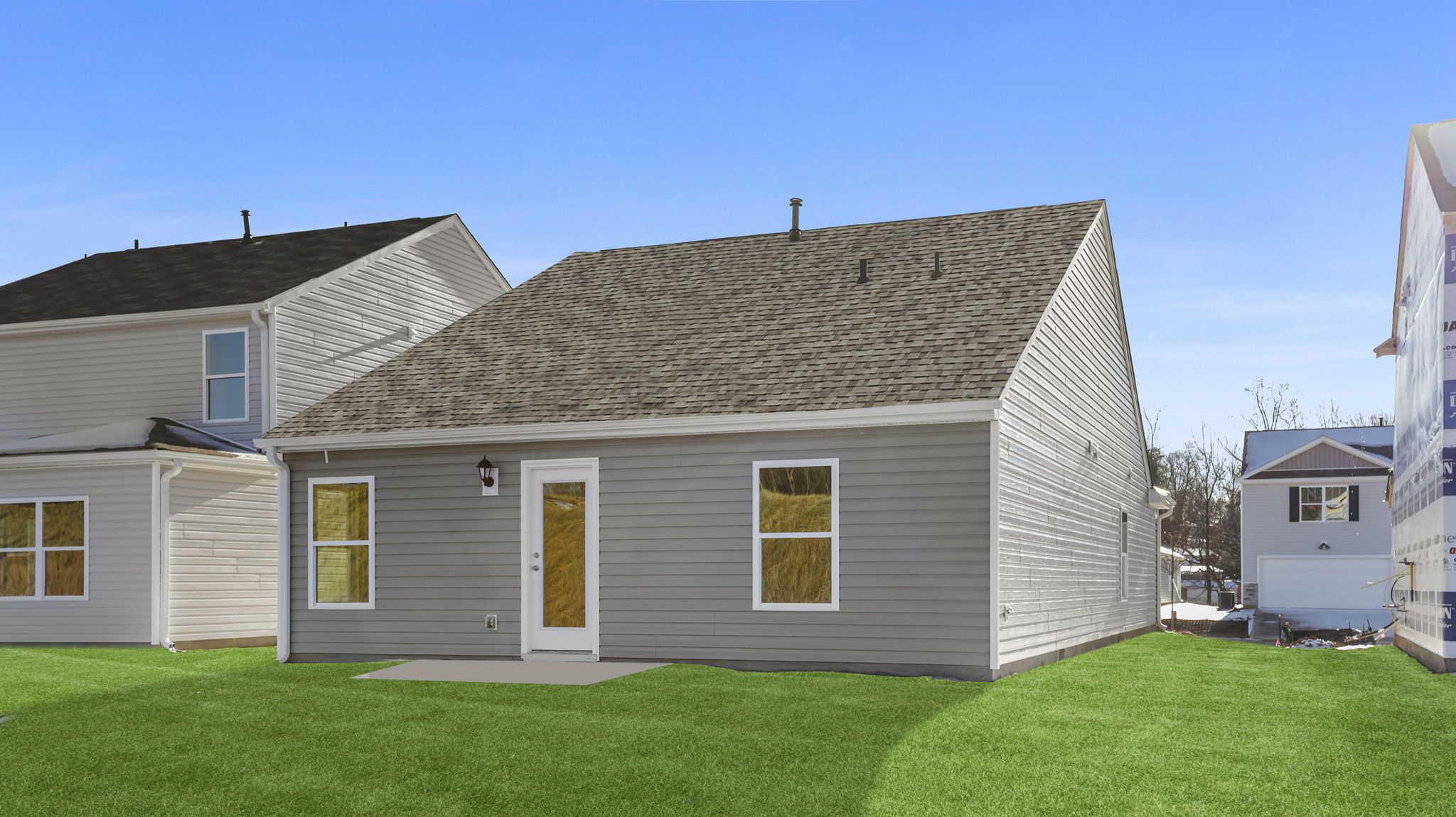 Back exterior view of the Sanford.