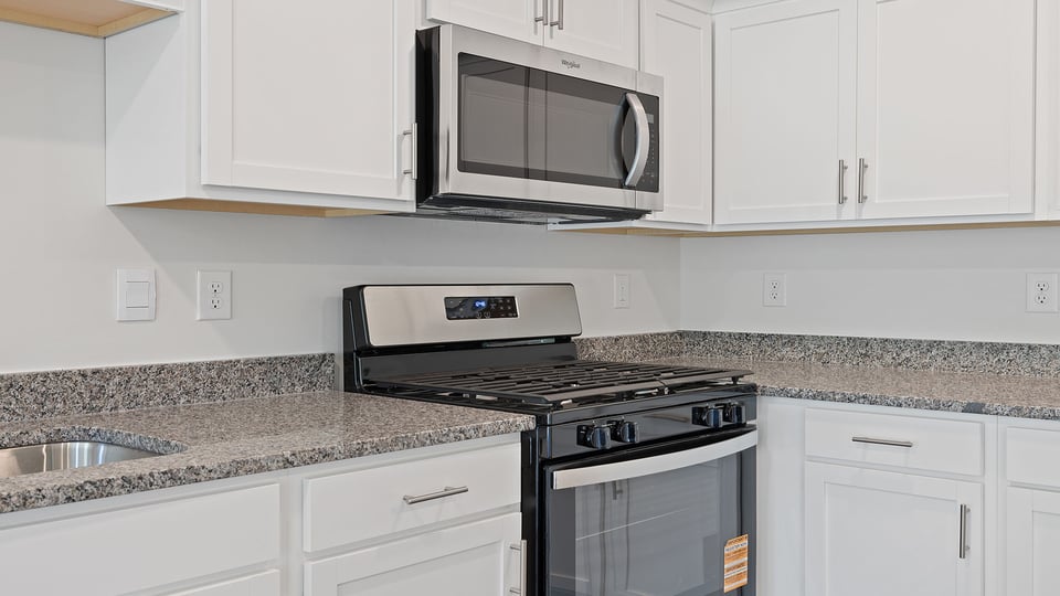 Stainless steel appliances.