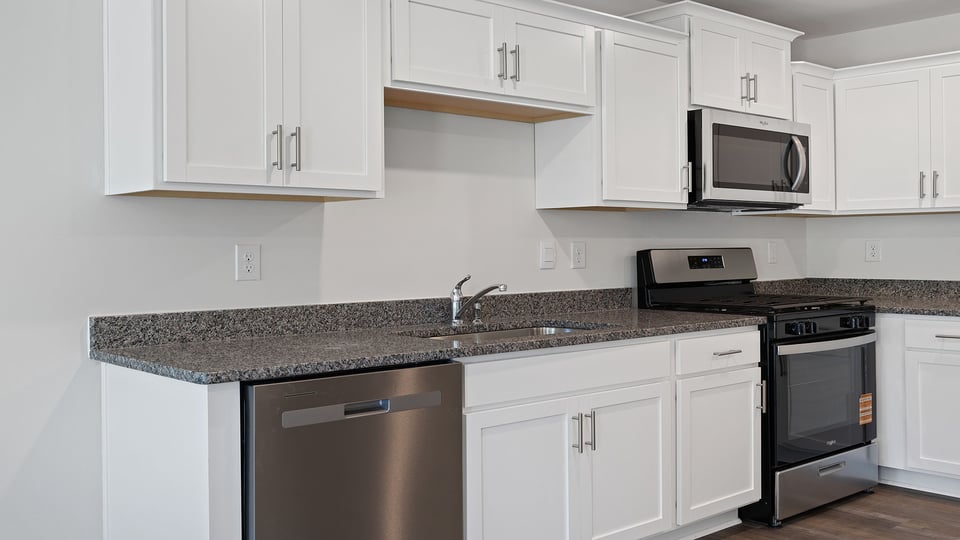 Stainless steel appliances.