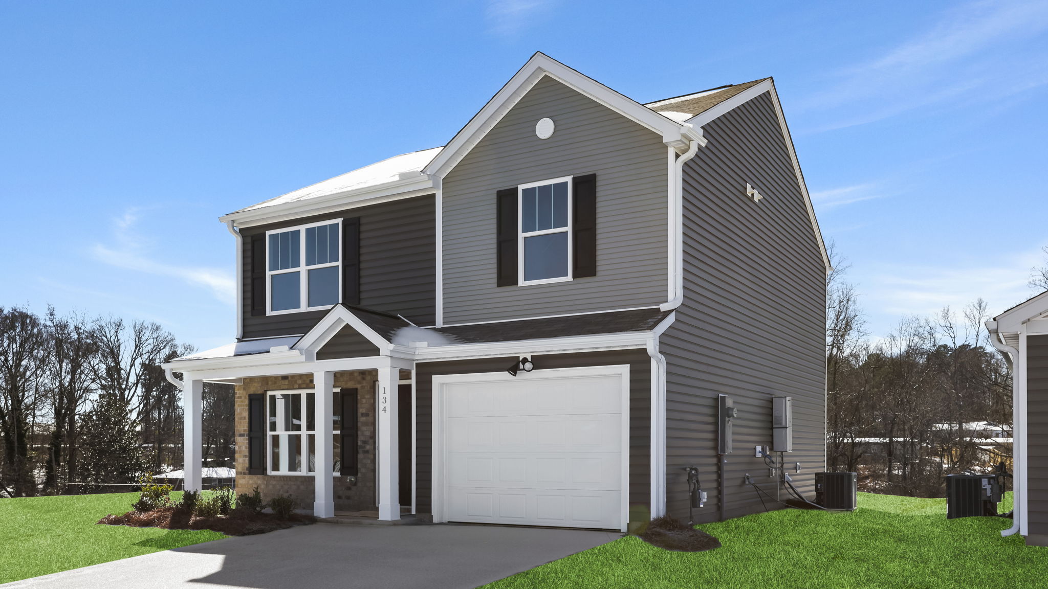 Front exterior of the Brandon.