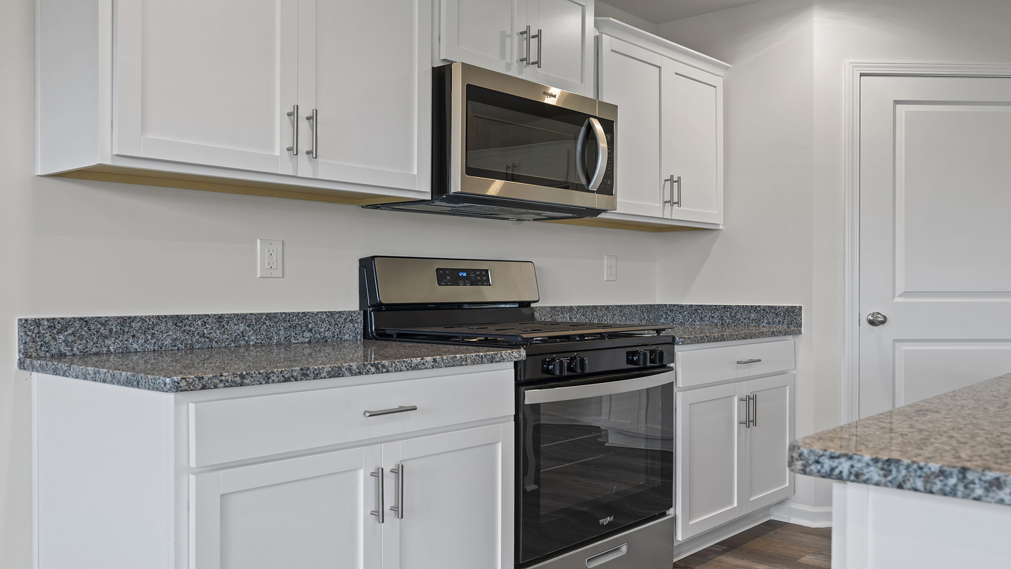 Stainless steel appliances.