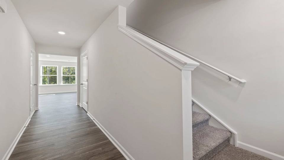 Entry and view of the hallway toward the living area.