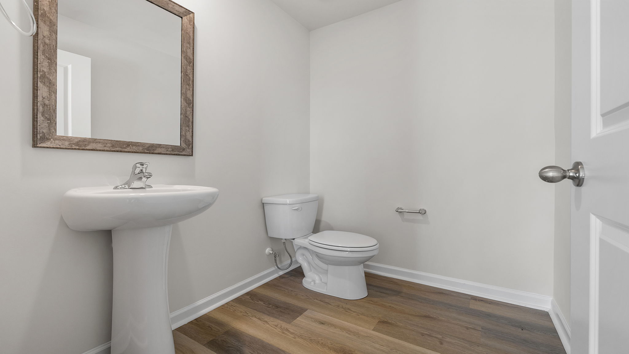 Half ;bath on main level.