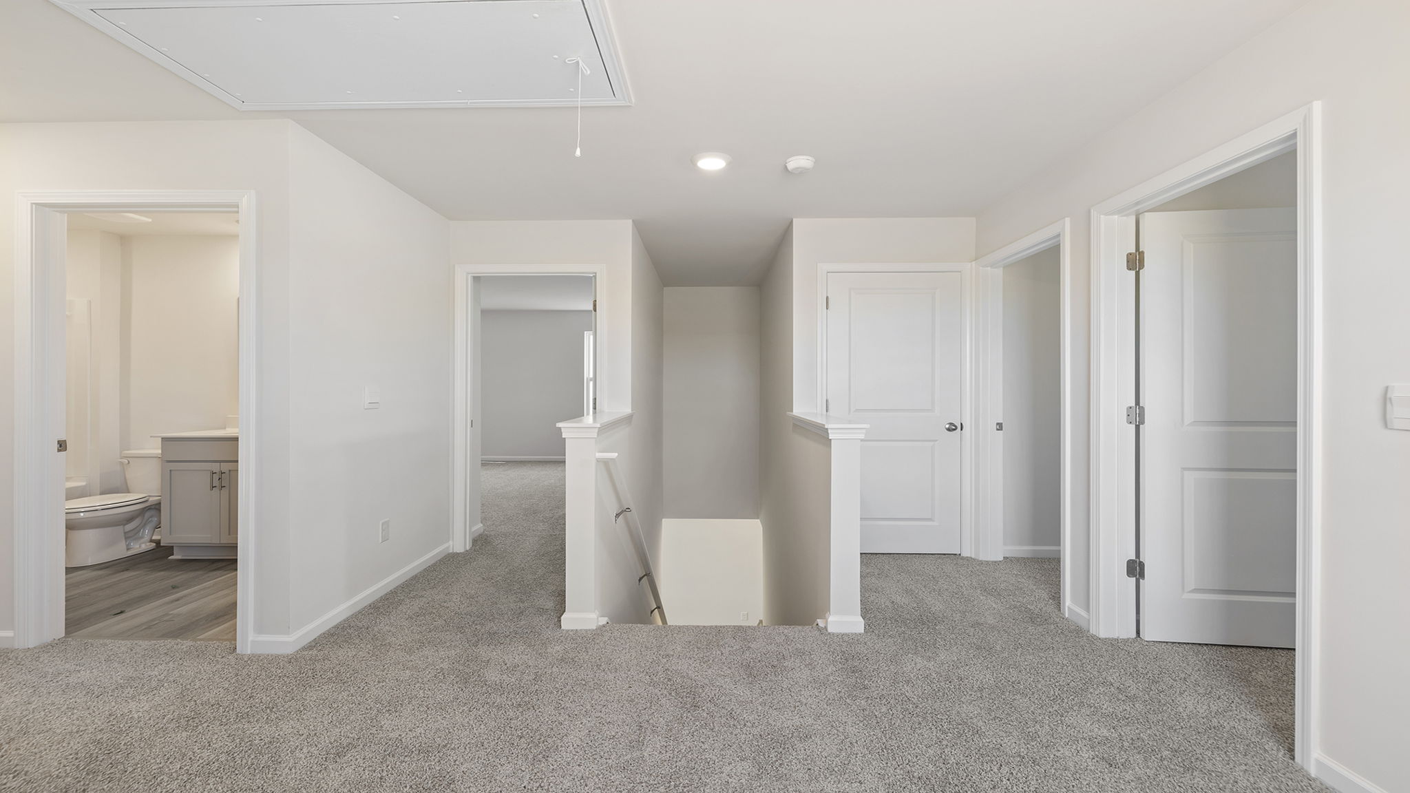 Upper level landing.