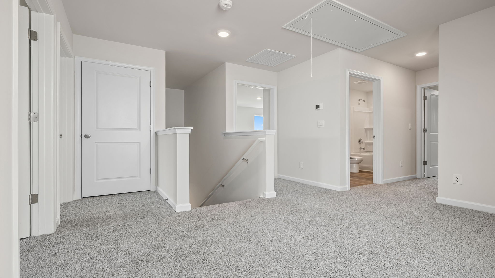 Upper landing and loft area.