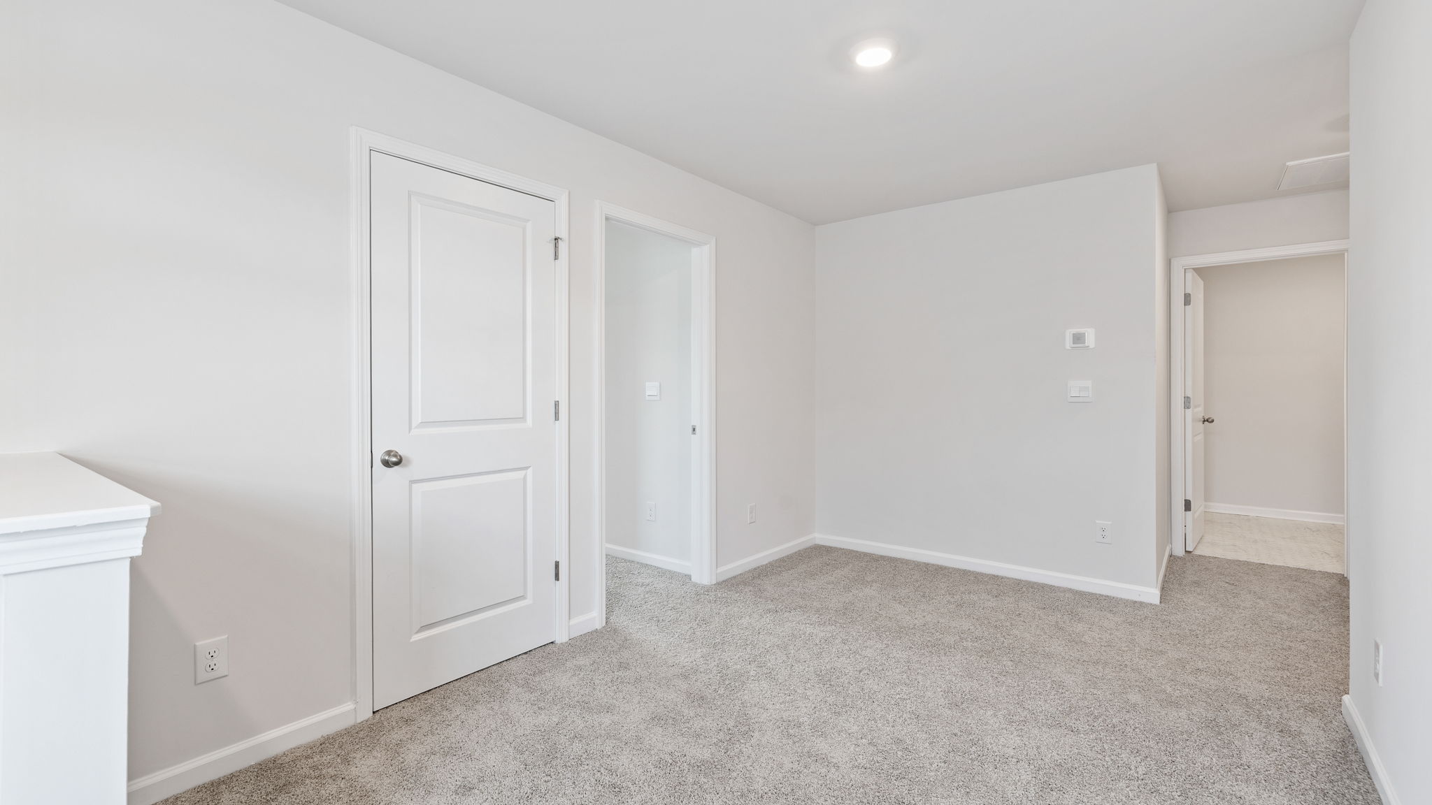 Upper level landing and loft area.