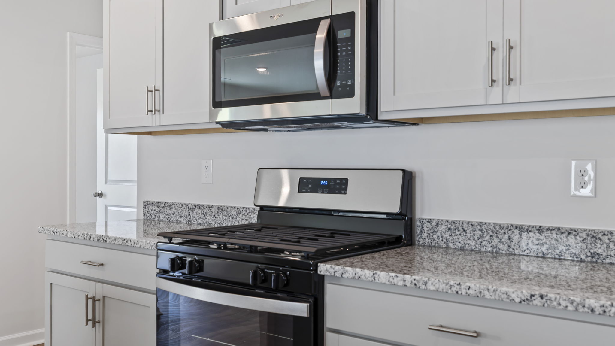 Stainless steel appliances.