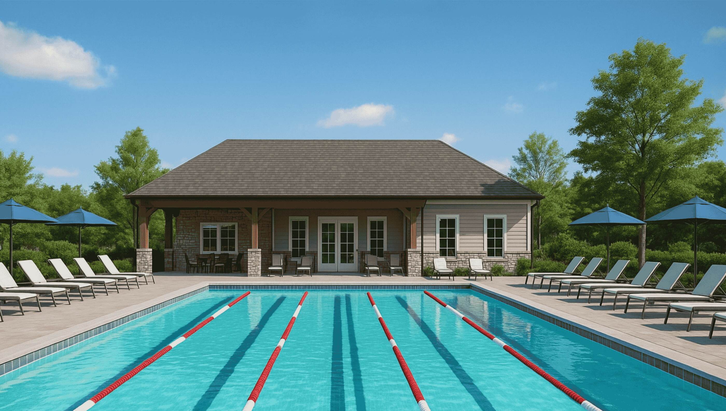 Rendering of the pool.