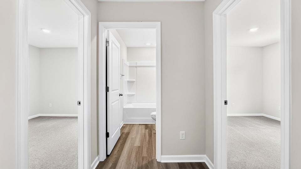 hallway view of home.