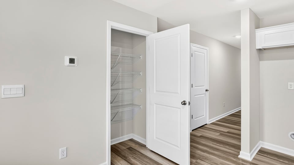 Hallway into home.