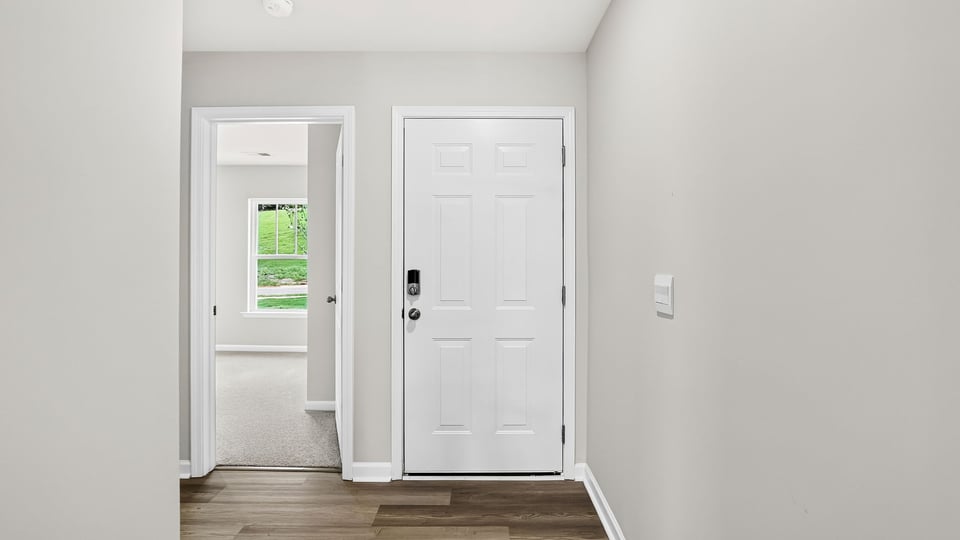 View of door.