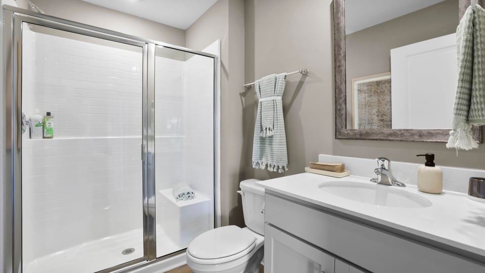 Bathroom with vanity sink/