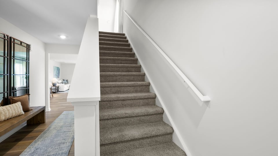 Stairs to second floor.