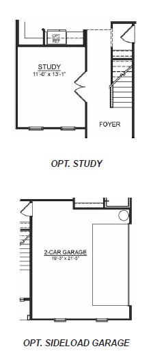 Floorplan of Fleetwood options.