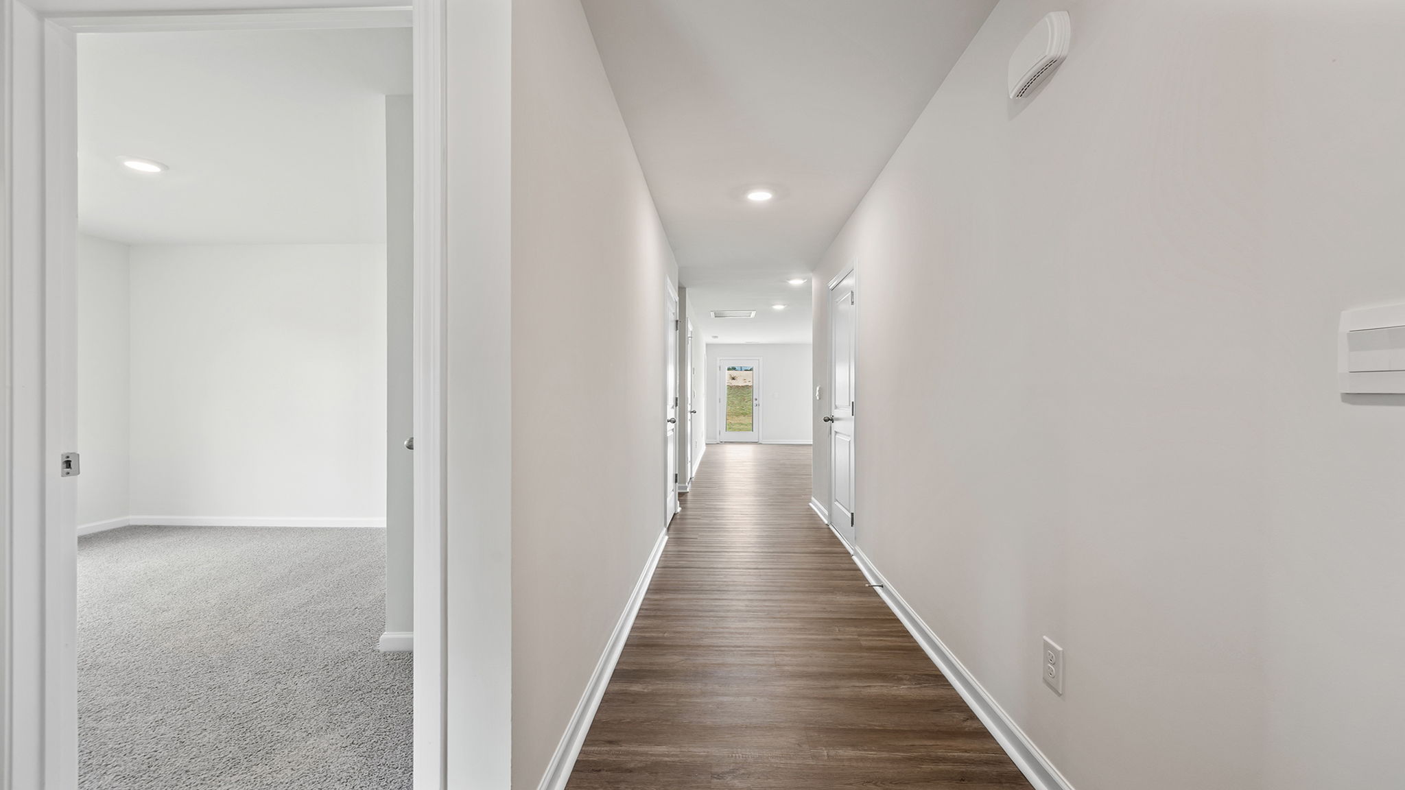 Hallway to the living area.