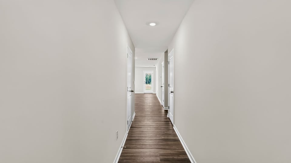 Hallway into home.