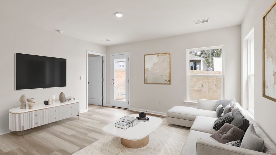 Living room with windows.