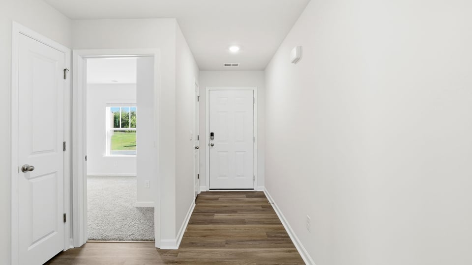 View of front door.