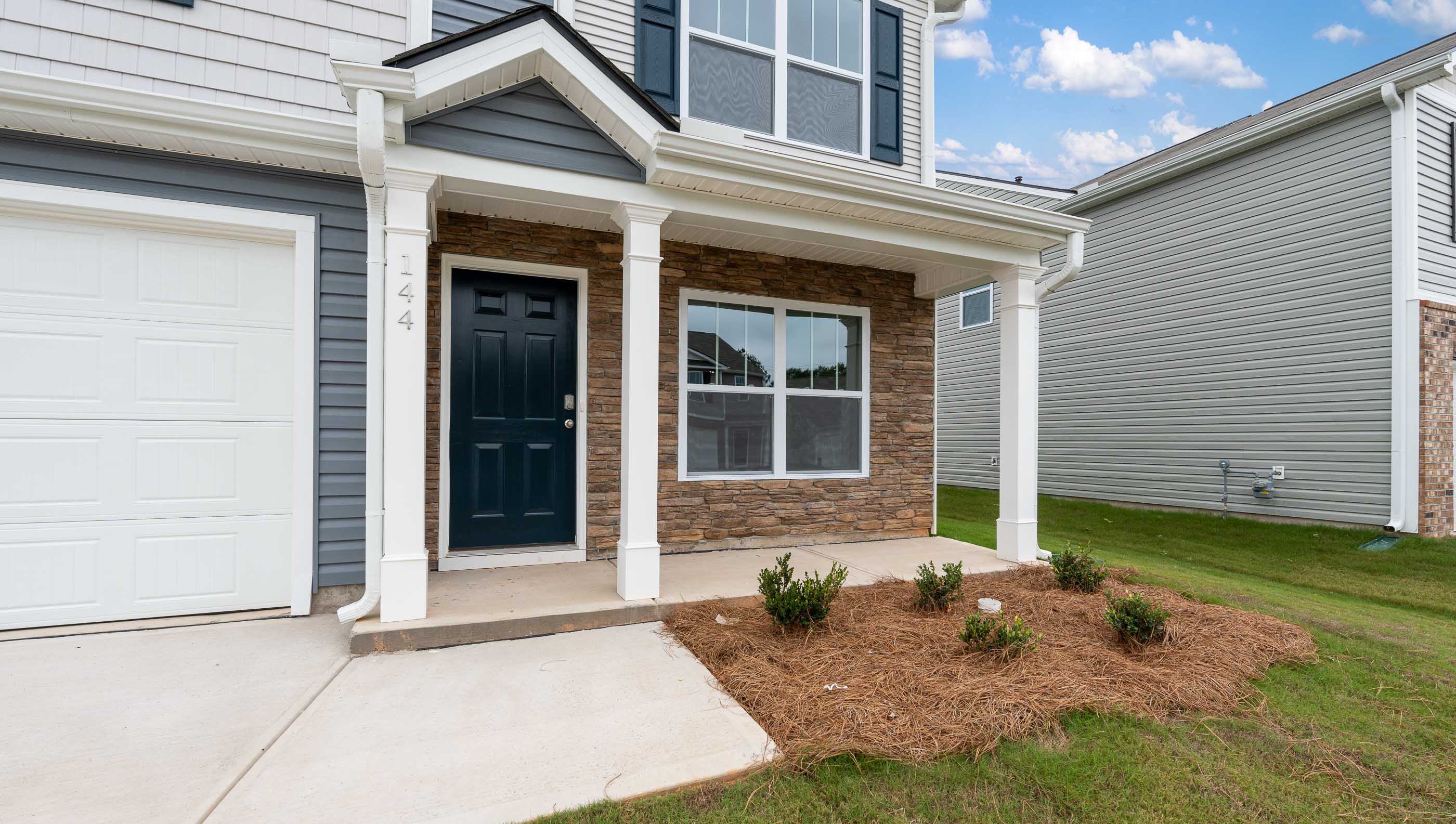 Inviting front porch.
