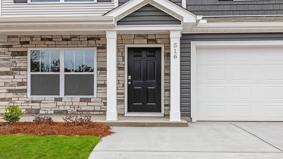 Welcoming front porch.