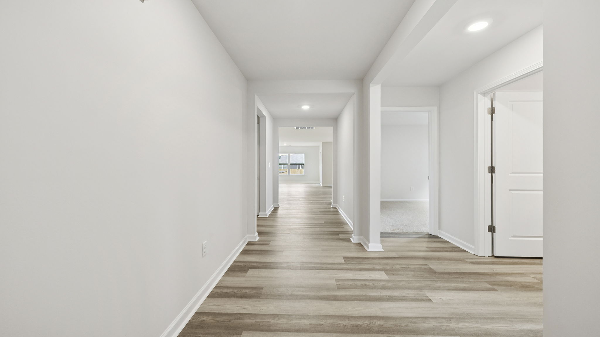 Hallway to the living area.