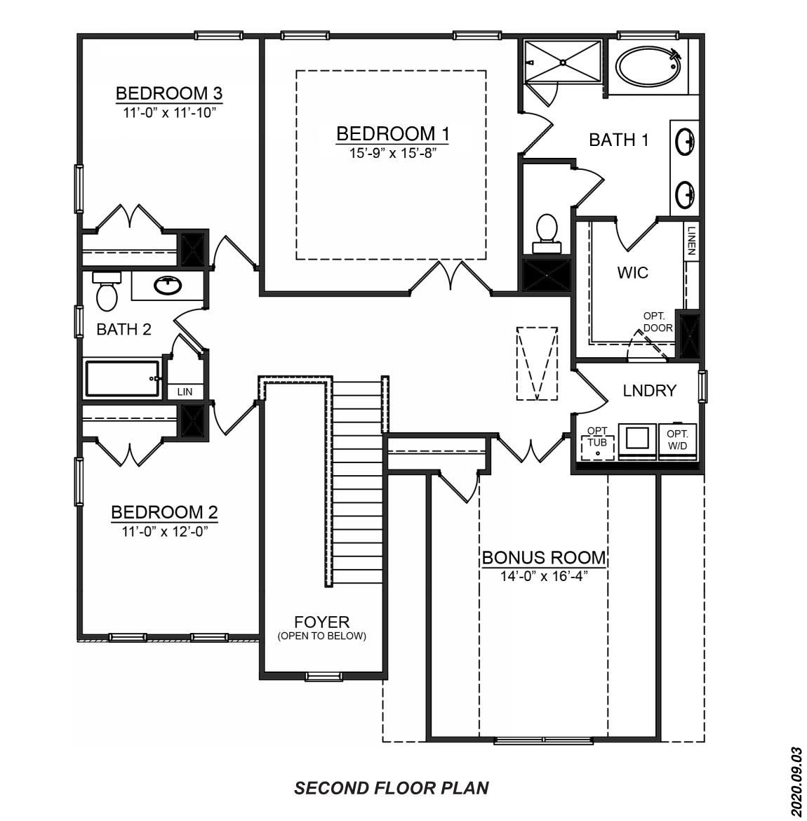 Floor Plan in Crosswind Cottages Pendleton, SC D.R. Horton