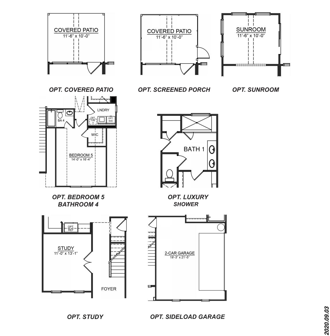 Floor Plan in Crosswind Cottages Pendleton, SC D.R. Horton