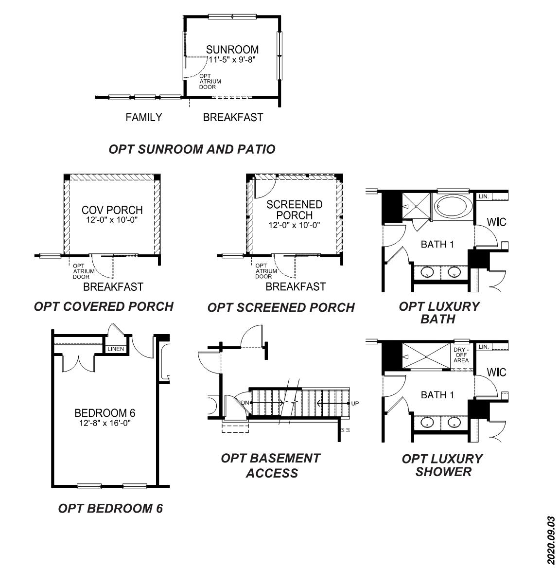 Floor Plan in Crosswind Cottages Pendleton, SC D.R. Horton