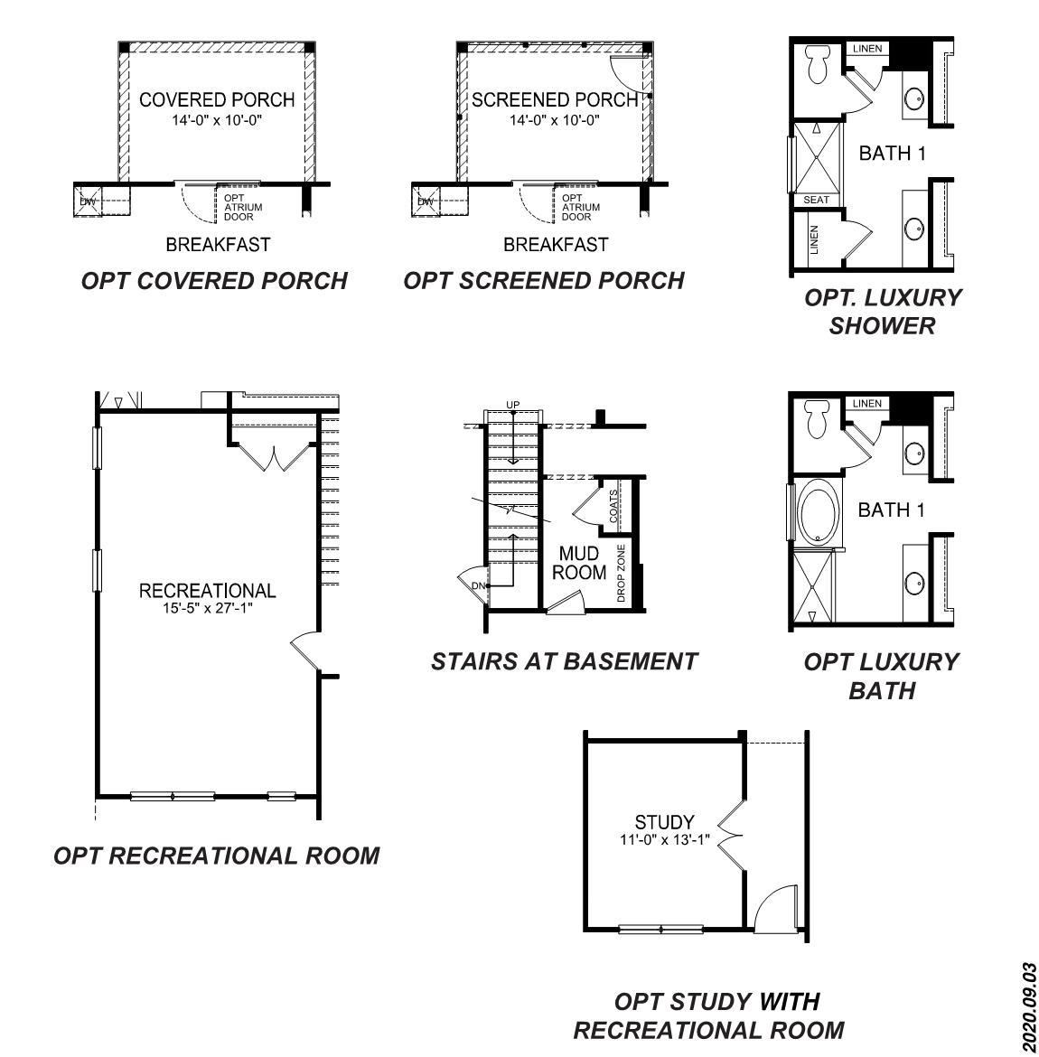 Floor Plan in Crosswind Cottages Pendleton, SC D.R. Horton
