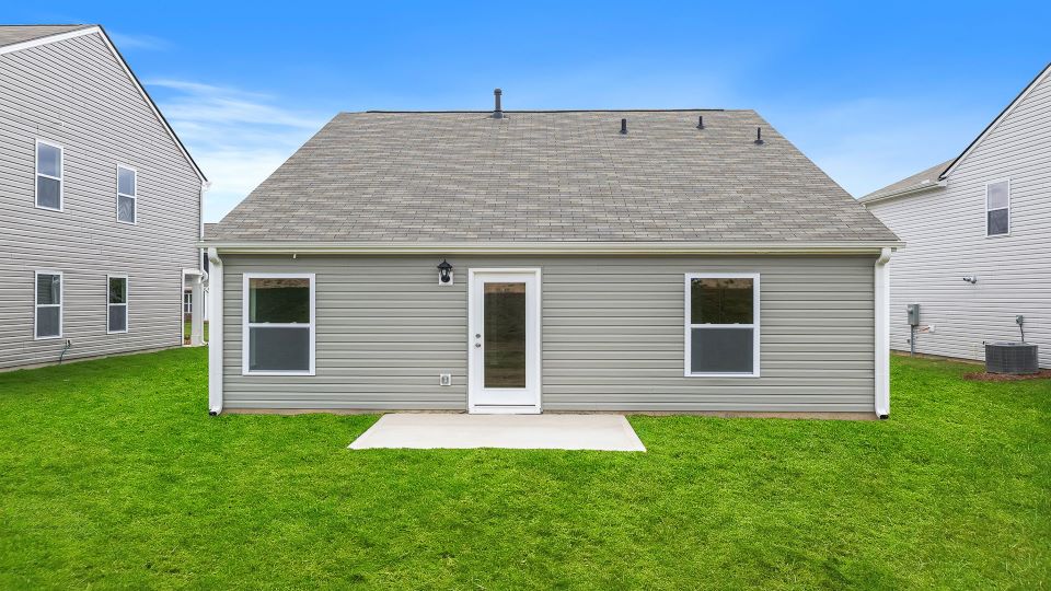 Back exterior view of the Sanford.