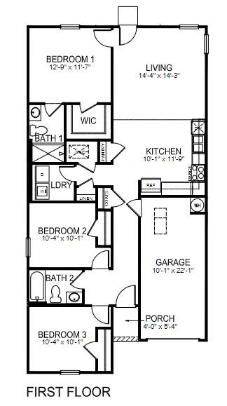 Floorplan of Sanford.