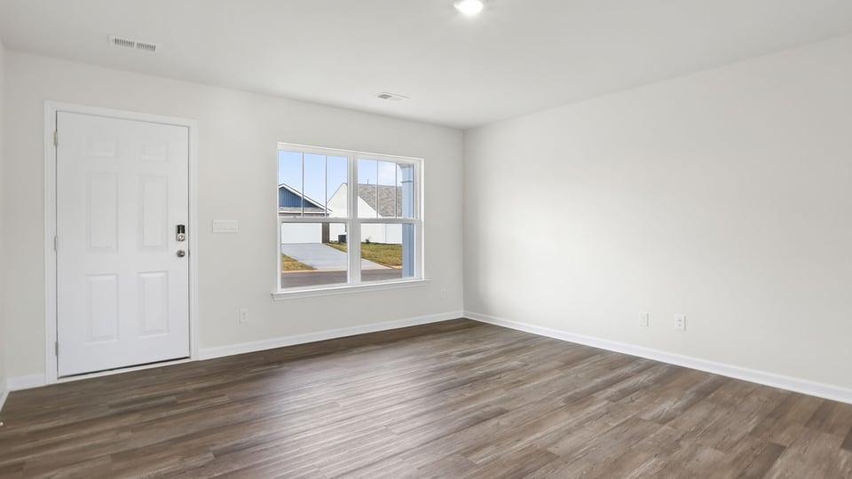 Living area with windows.