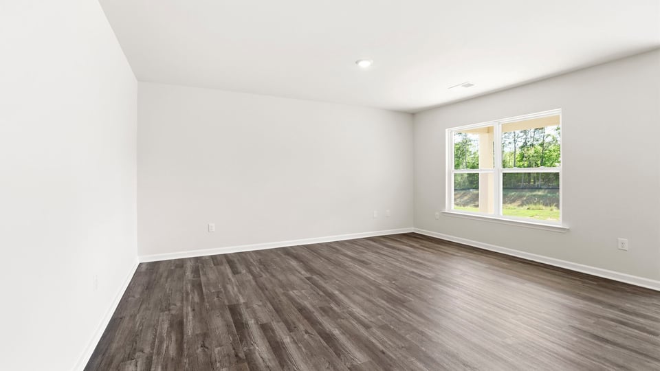 Living area with windows.