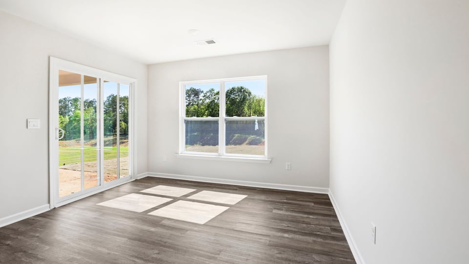 Living area with windows.