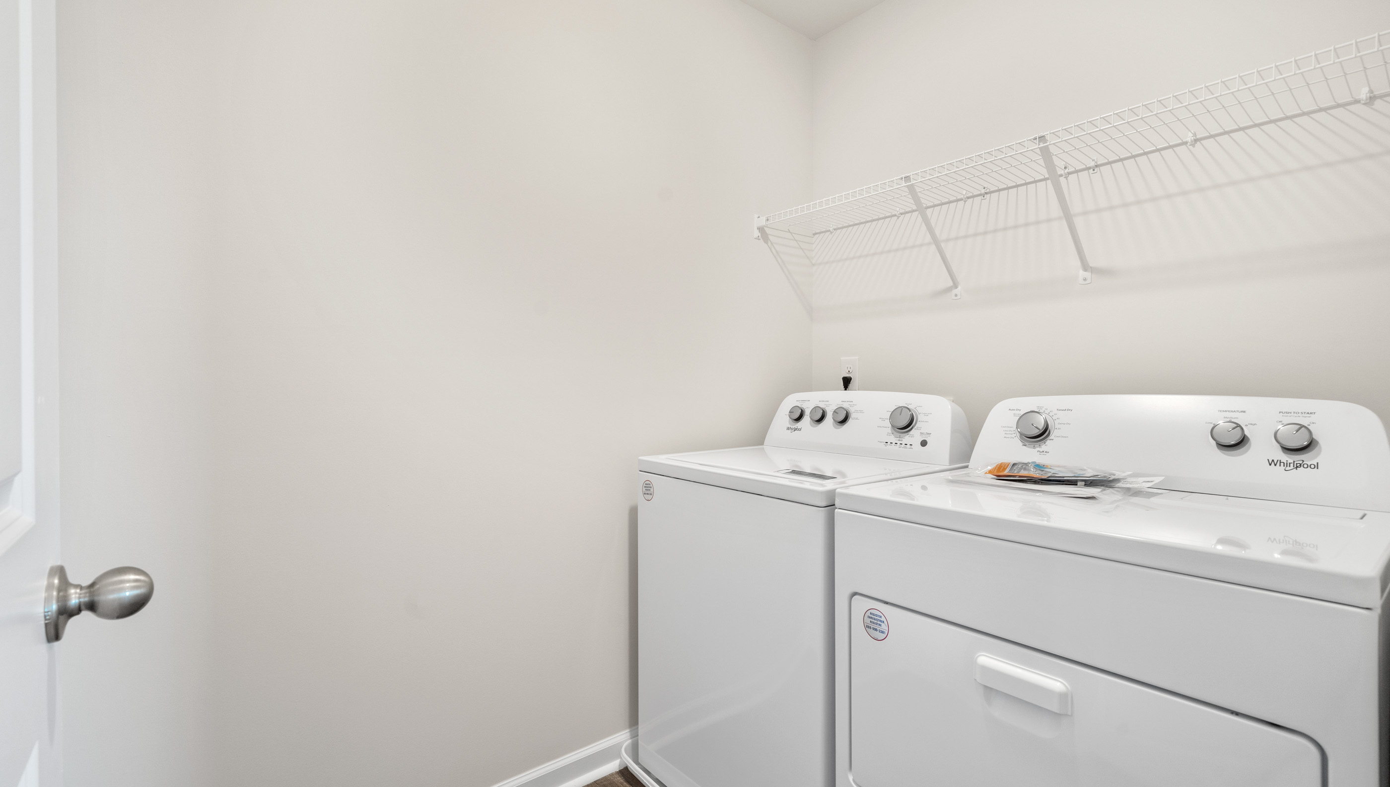 Walk in laundry room.
