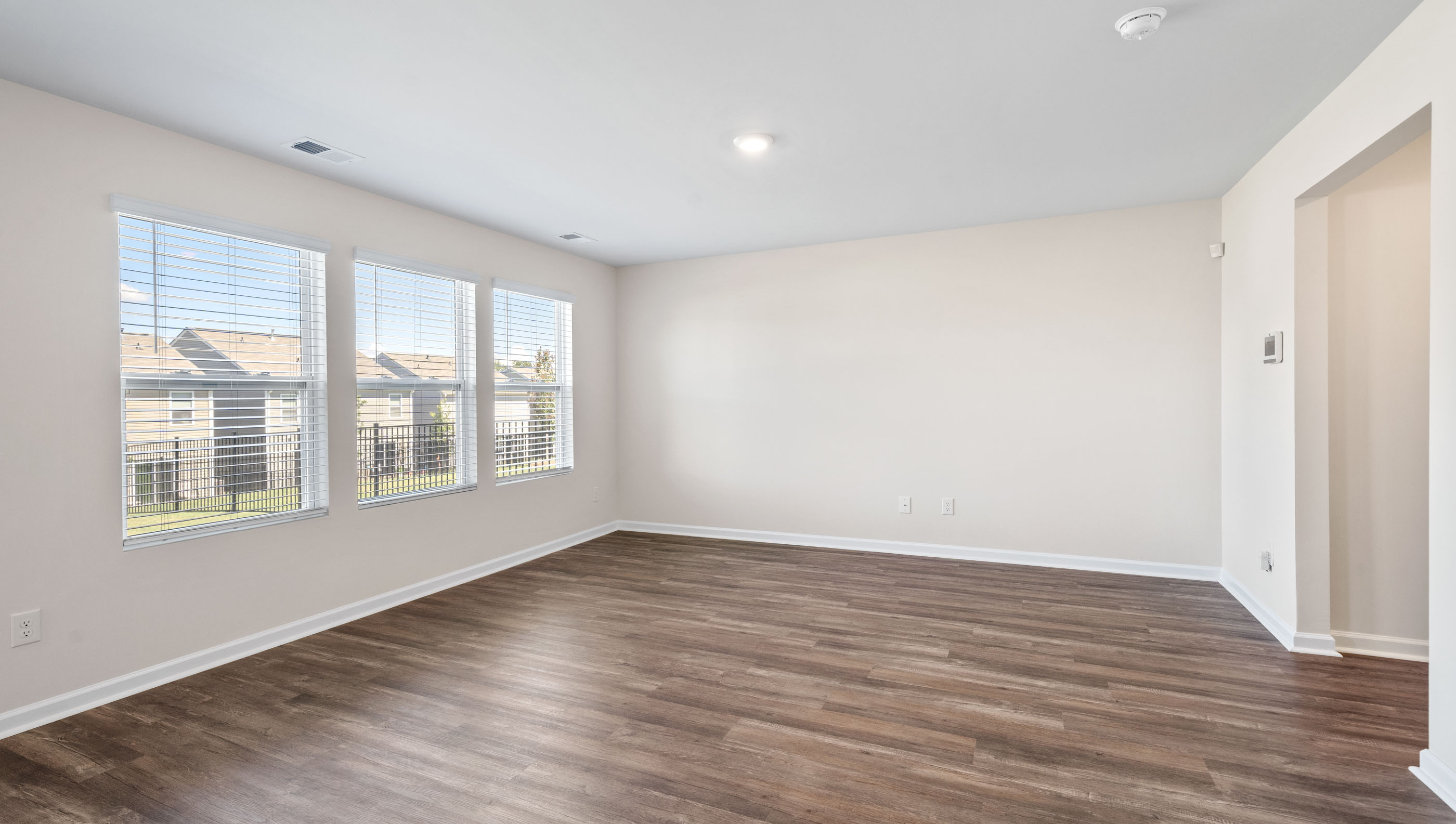 Living room with windows.