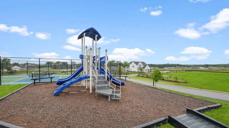 Playground amenity with slide.