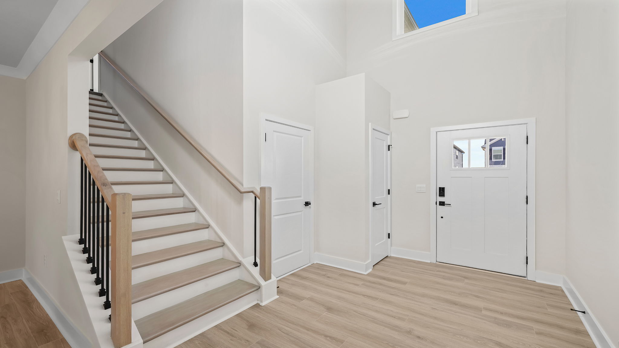 Stairwell to the upper level.