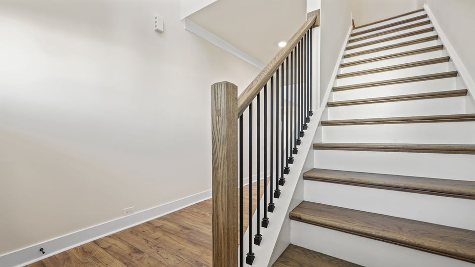 Stairwell to the upper level.